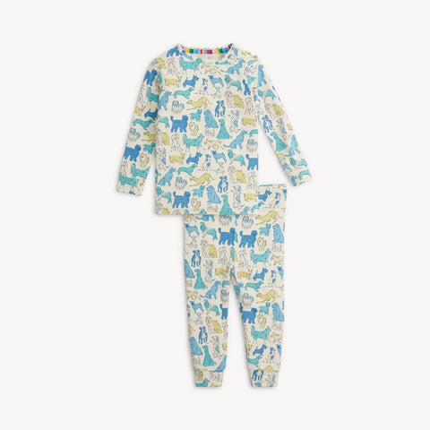 BLUE IT'S A PAW-TY RIGHT FIT L/S PJ