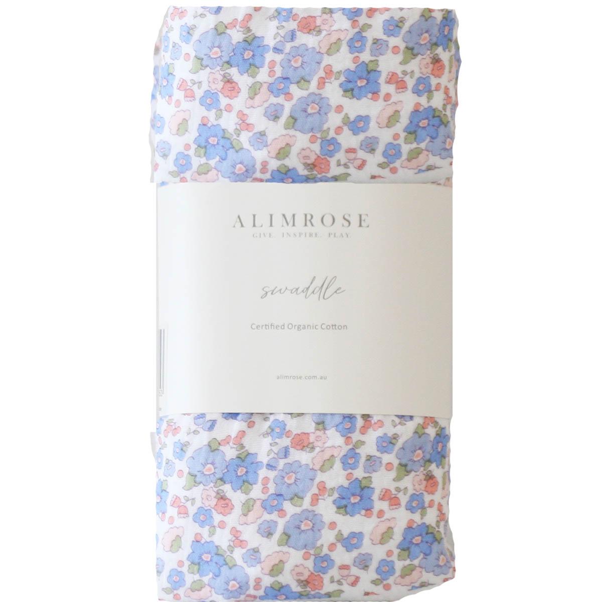 Muslin Swaddle Liberty Blue