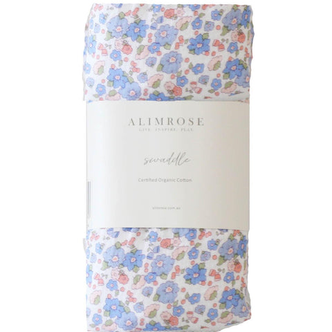 Muslin Swaddle Liberty Blue