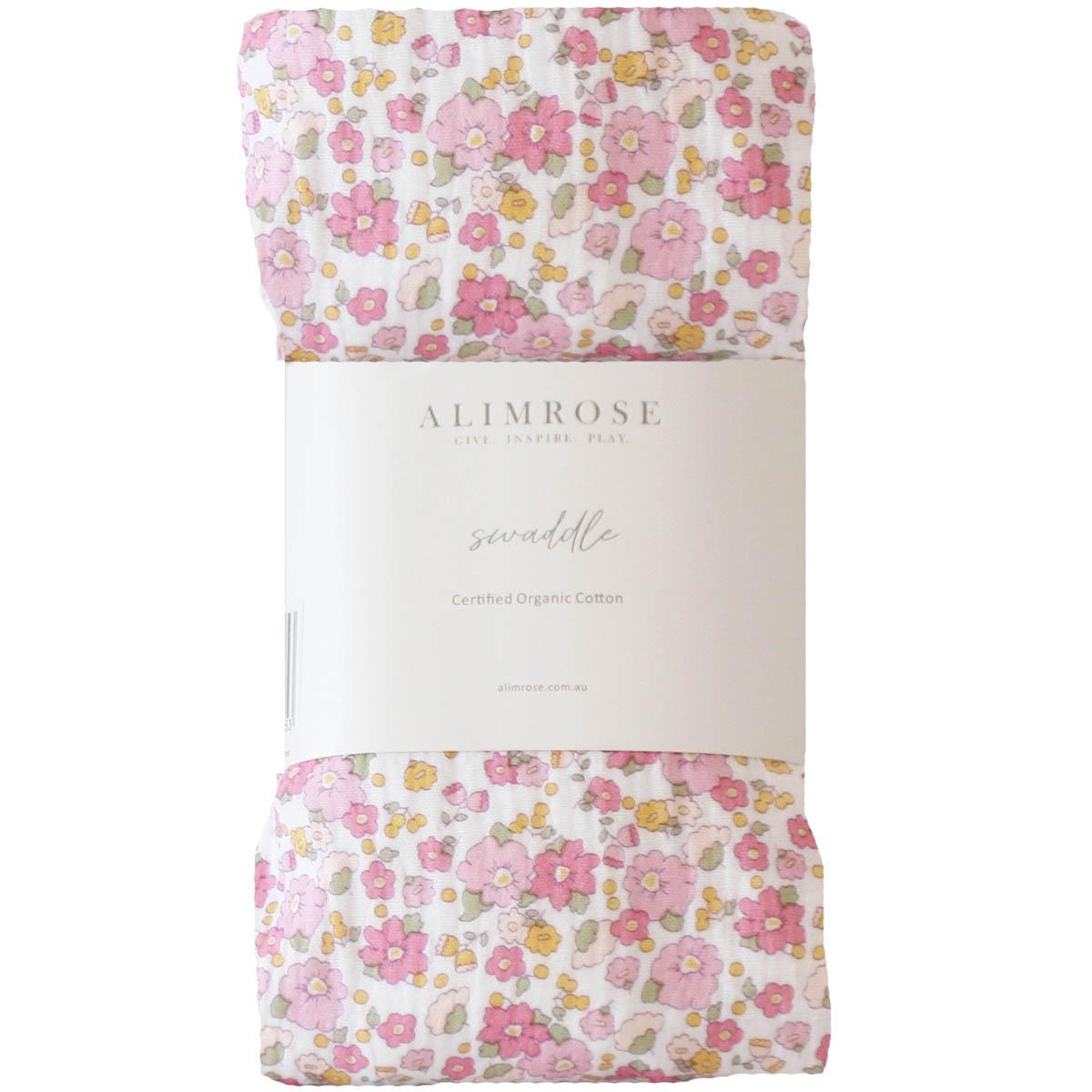 Muslin Swaddle Rose Garden
