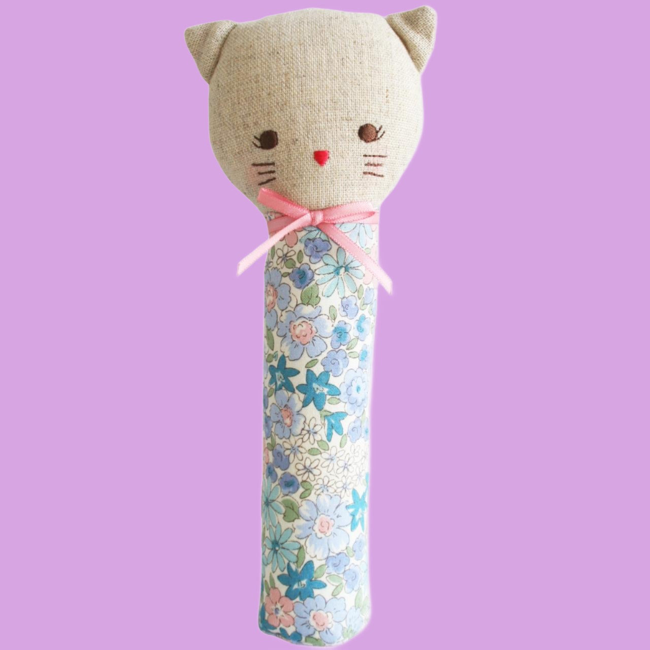 Odette Kitty Squeaker Liberty Blue