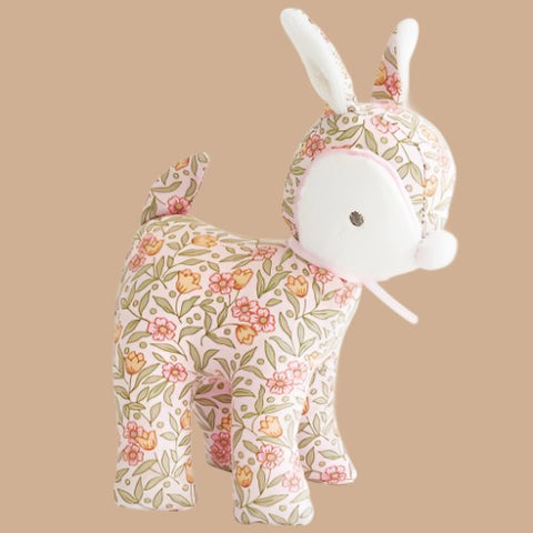 Baby Deer Rattle Blossom Lily Pink