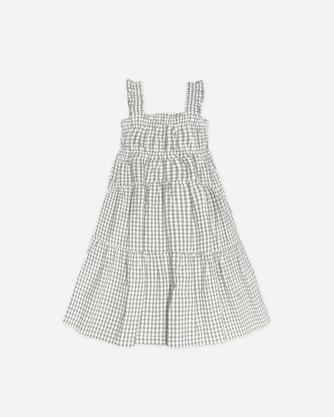 JOSIE DRESS || EUCALYPTUS GINGHAM