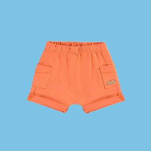 Orange short with pockets
