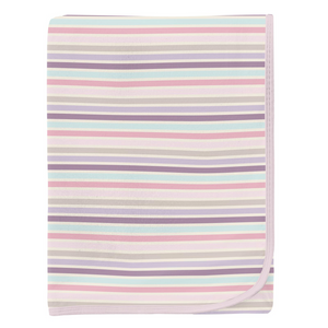 Print Swaddling Blanket -Ice Cream Stripe