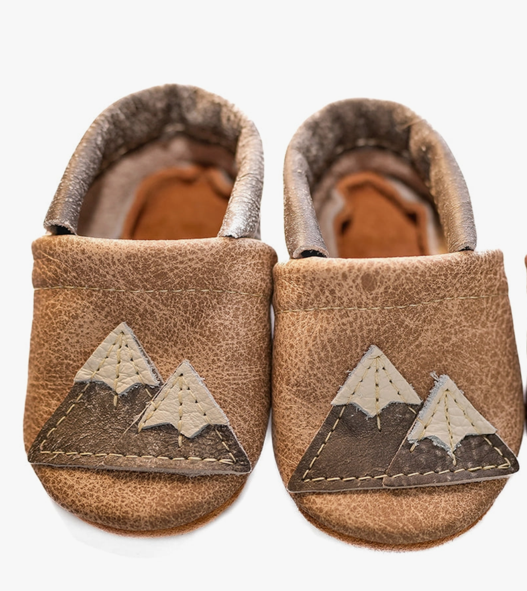 Shoes with Designs - Latte mtns