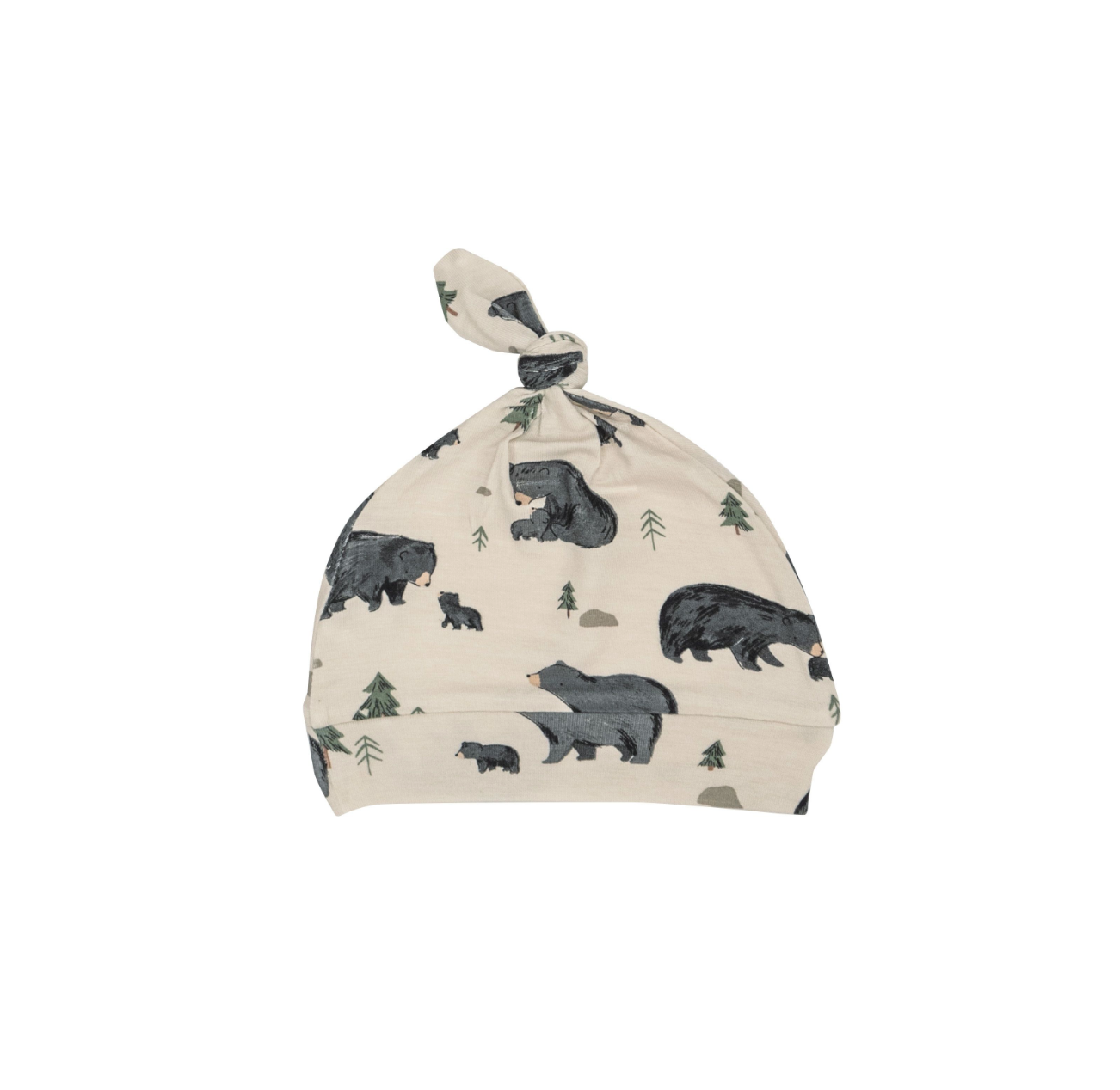 Black Bear Knotted Hat