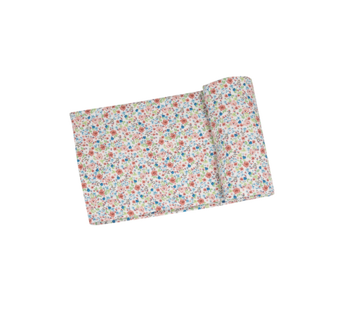 Dainty Floral  Bamboo Swaddle