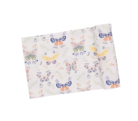 BOTANY BUTTERFLIES Bamboo Swaddle