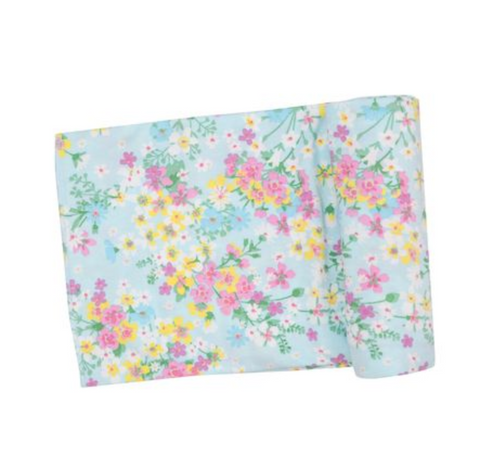 LITTLE BUTTERCUP FLORAL Bamboo Swaddle
