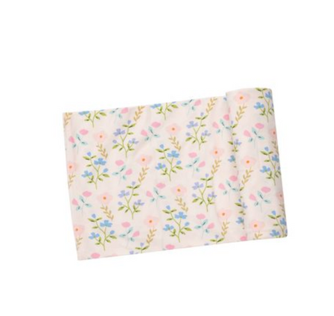 SIMPLE PRETTY FLORAL Bamboo Swaddle