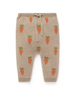 JACQUARD LEGGINGS-CARROT