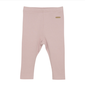 Rib Legging-Pale Mauve