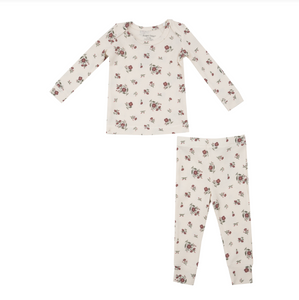 Misty Rose Floral L/s Loungewear Set