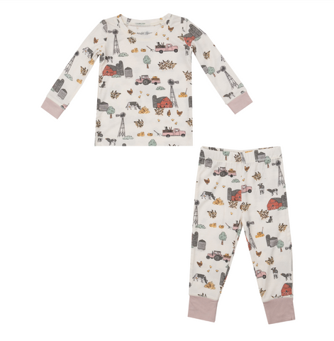 Hay Farmer Pink - L/s Loungewear Set