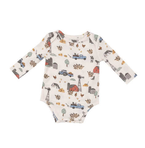 Hay Farmer Blue Bodysuit