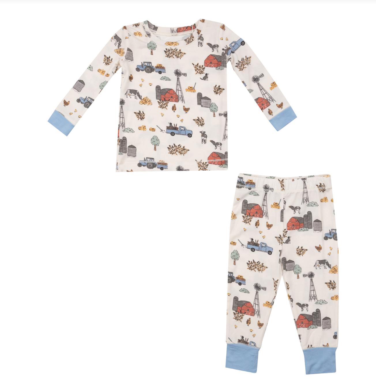 Hay Farmer Blue - L/s Loungewear Set