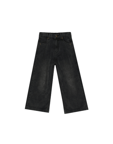 STRAIGHT LEG PANT || WASHED BLACK