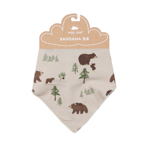 Sweet Brown Bears Bandana Bib