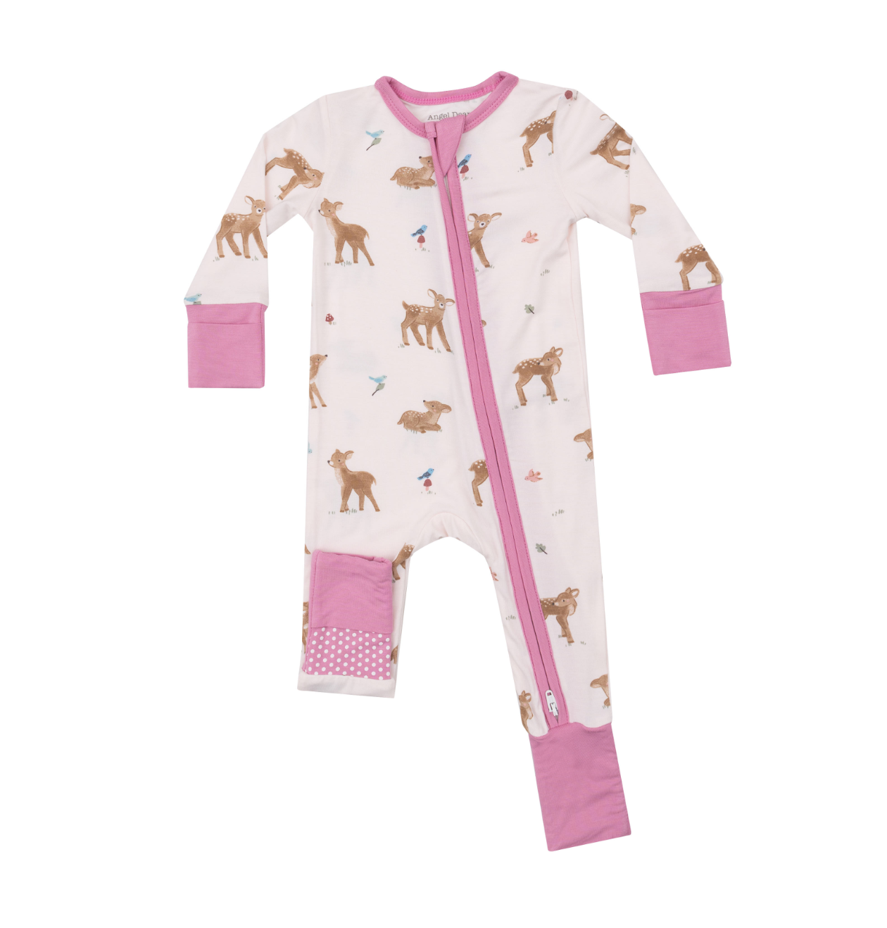 Soft Deer  2-Way Zipper Romper