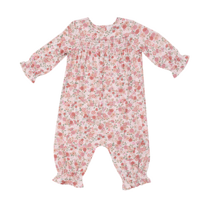 Pretty Calico Smocked Romper