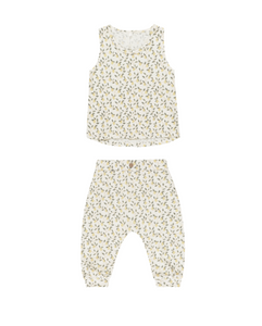 TANK + SLOUCH PANT SET || LEMONS