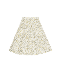 TIERED MIDI SKIRT || LEMONS