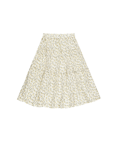 TIERED MIDI SKIRT || LEMONS