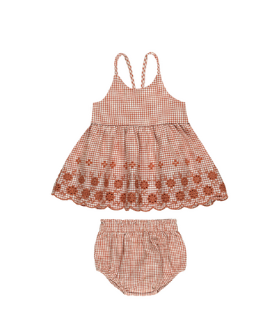 ZENNI SET || POPPY GINGHAM