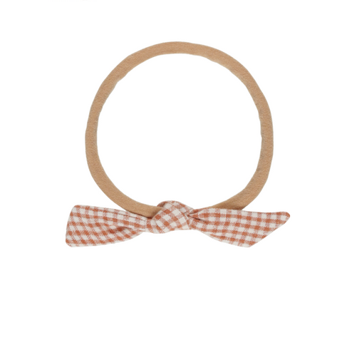 LITTLE KNOT HEADBAND || POPPY GINGHAM