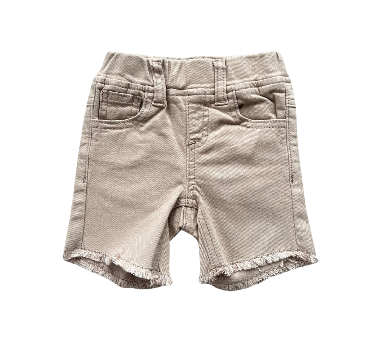 Boy's Twill Shorts-Khaki