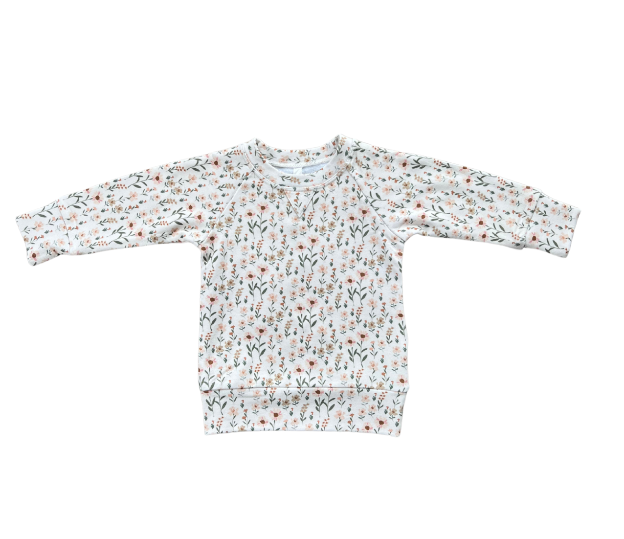 Raglan Sweatshirt-Daisy Field