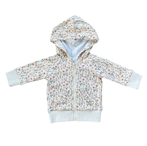 Girl's Hooded Jacket-Daisy Field