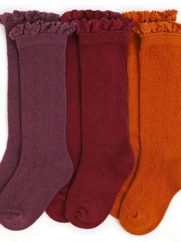 Autumn Fancy Knee High Sock 3-Pack