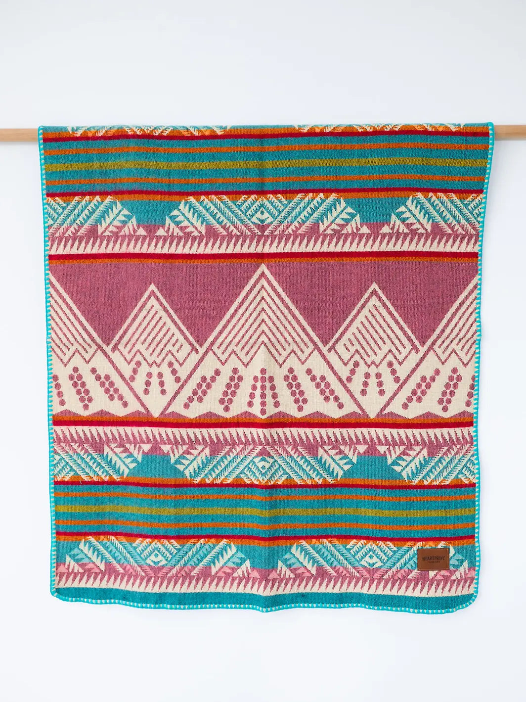 Mountain Baby Blanket - Sweet Tart