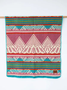 Mountain Baby Blanket - Sweet Tart