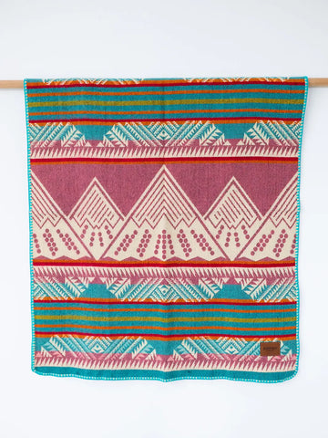 Mountain Baby Blanket - Sweet Tart