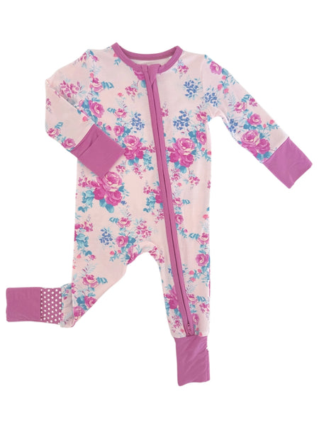 2-Way Zip Romper- Garden Secrets