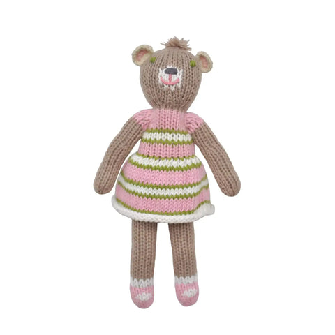School Book Girl Bear Rattle