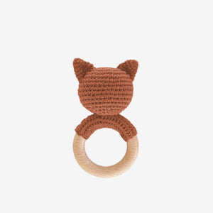 Cotton Crochet Rattle Fox