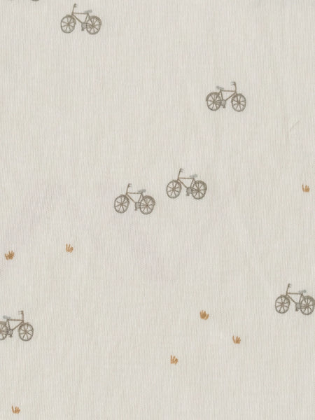 Organic Baby Peyton Footed Sleeper - Bicycle