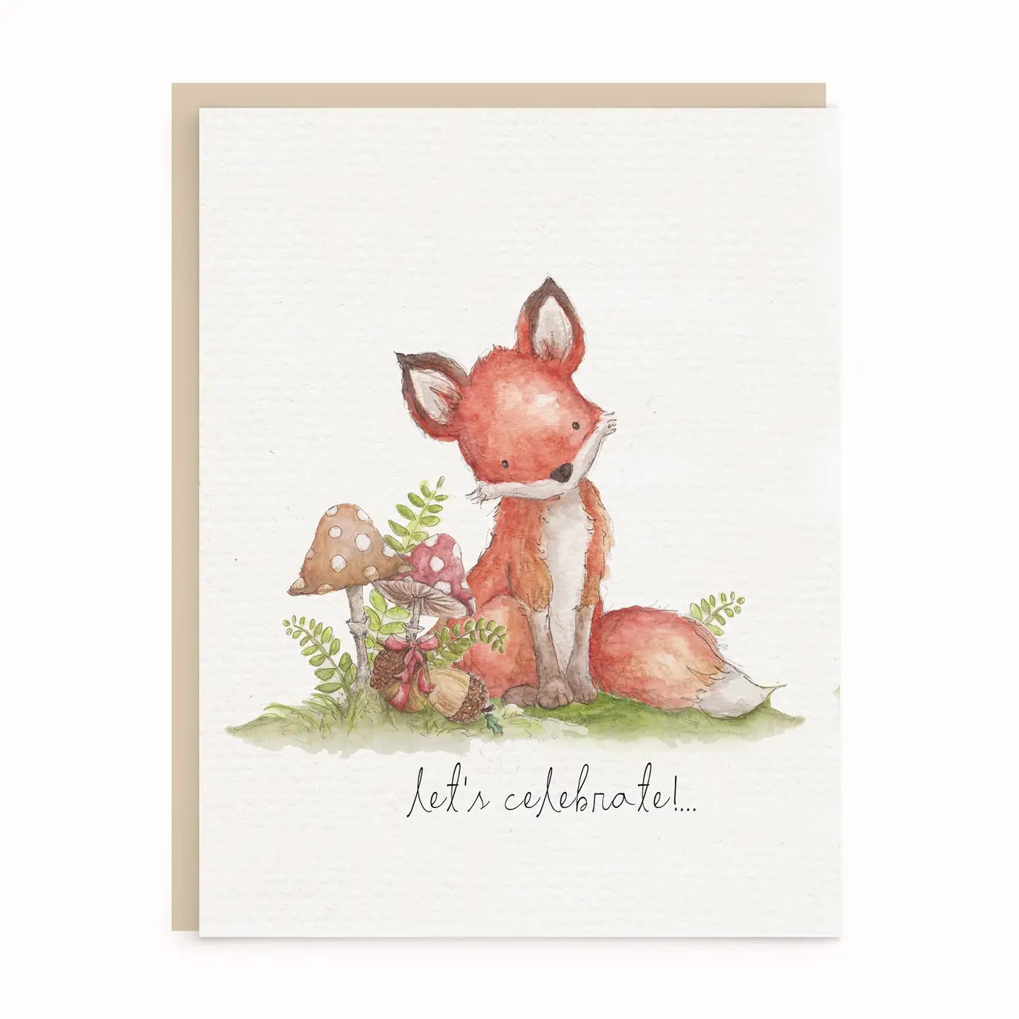 Fox Celebration -Greeting Card