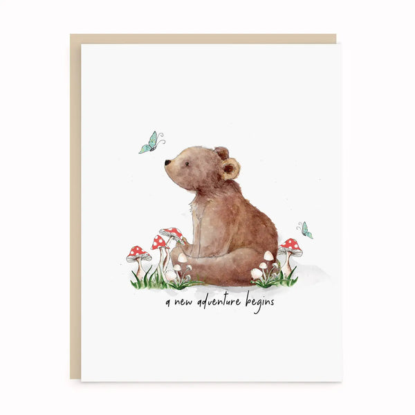 New Baby Bear -Greeting Card