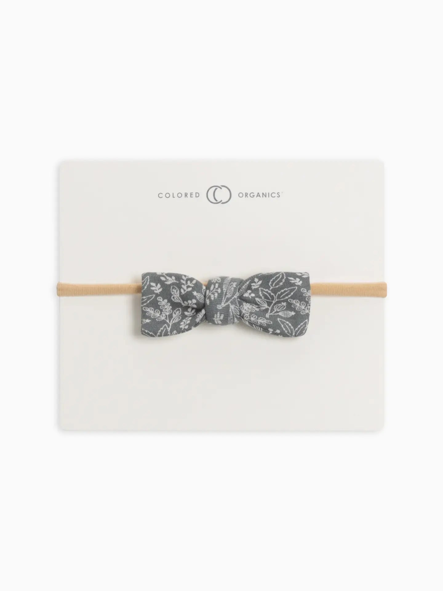 Dainty Bow Headband - Fergen Floral / Agave