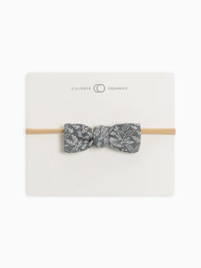 Dainty Bow Headband - Fergen Floral / Agave