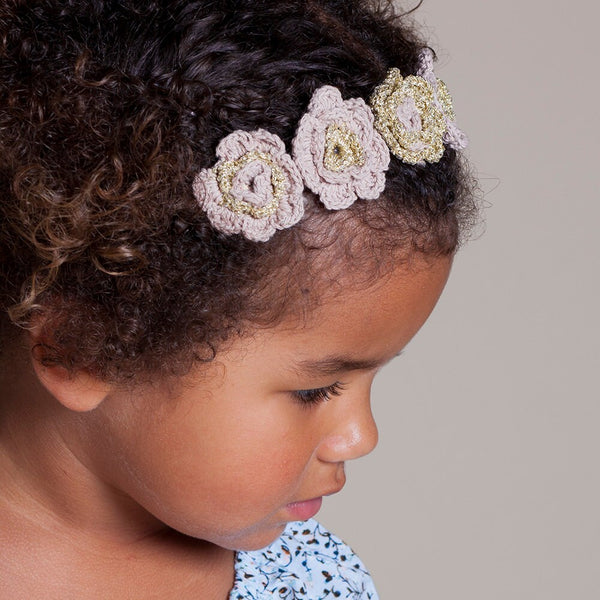 Girls Artisan Flower Headband