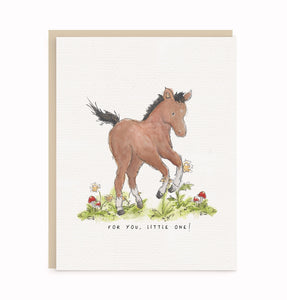 Little Horse | New Baby | Birthday Card