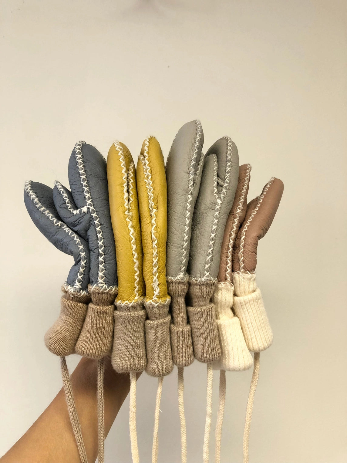 Kids Shearling Mittens