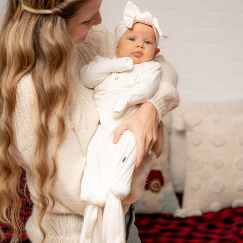 Knotted Gown - Ivory Cream