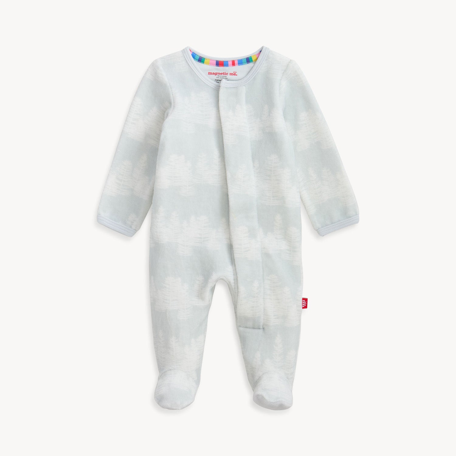 BIRCH TREES VELOUR FOOTIE